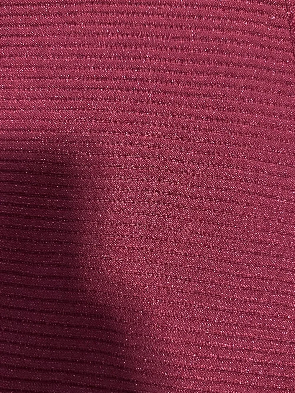 Alfani Metallic Ribbed Crew Neck Sweater in Deep Plum - Picture 4 of 4